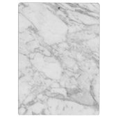 White Carrara Marble Gold Classic - op maat Klembord (Achterkant)
