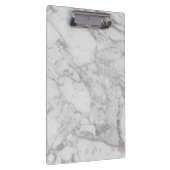 White Carrara Marble Gold Classic - op maat Klembord (Rechts)