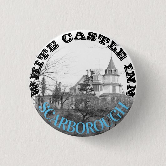 WHITE CASTLE INN - SCARBOROUGH RONDE BUTTON 3,2 CM (Voorkant)