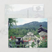 White Castle Linderhof bloemen Briefkaart (Voorkant / Achterkant)