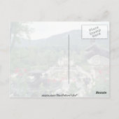 White Castle Linderhof bloemen Briefkaart (Achterkant)