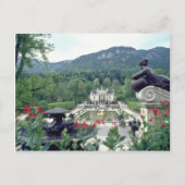 White Castle Linderhof bloemen Briefkaart (Voorkant)
