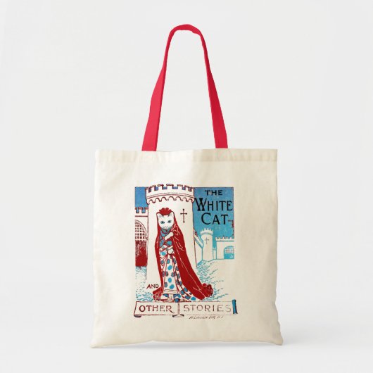 White Cat Bag Tote Bag (Voorkant)