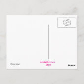 White Cat Chillin' Briefkaart (Achterkant)