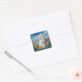 White Cat - Envelope Stickers (Envelop)