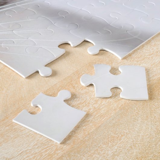 White Cat Face, Easy Cat Legpuzzel (Zijkant)