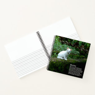 White Cat Hardcover Notitieboek