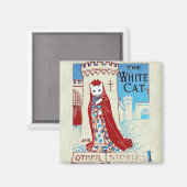 White Cat Magnet (Voorkant / Achterkant)
