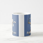 White Cat Mischief Maker Coffee Mok (Center)