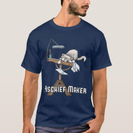 White Cat Mischief Maker T-Shirt
