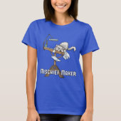White Cat Mischief Maker T-Shirt (Voorkant)