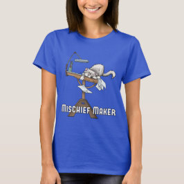 White Cat Mischief Maker T-Shirt