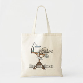 White Cat Mischief Maker Tote Bag