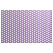 White Cat Pattern | Paars Stof (Yard (91,4 cm))