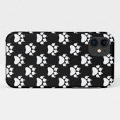 White Cat Paws and Claws Pattern Print Case-Mate iPhone Case (Achterkant (horizontaal))