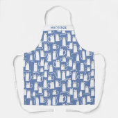 White Cat Personated Blue Schort (Voorkant)