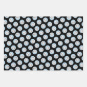 White Cat Portrait Schilderij Schattigee Originele Inpakpapier Vel (Voorkant 3)