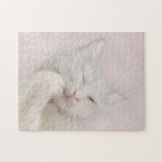 White Cat Puzzle Legpuzzel (Horizontaal)