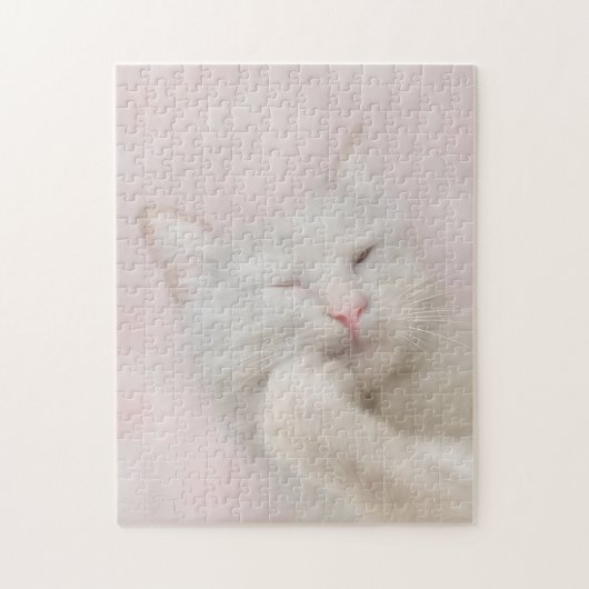 White Cat Puzzle Legpuzzel (Verticaal)