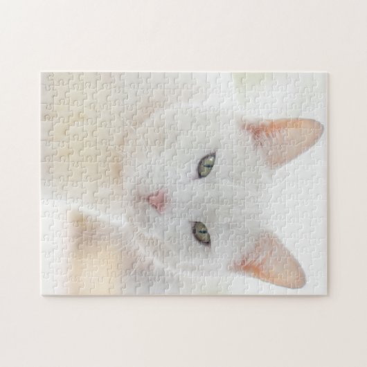 White Cat Puzzle Legpuzzel (Horizontaal)
