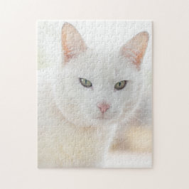White Cat Puzzle Legpuzzel