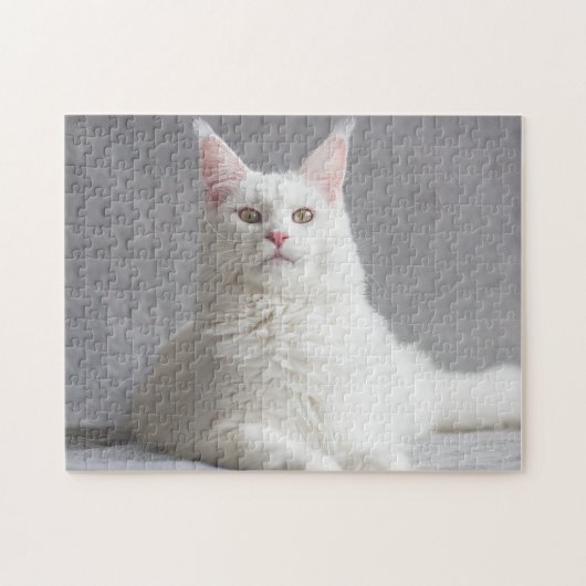 White Cat Puzzle Legpuzzel (Horizontaal)