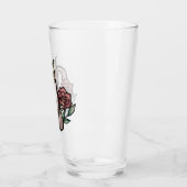 White Cat Roos Rozen White Kat Art Glas (Links)