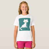 White Cat T-Shirt (Voorkant volledig)