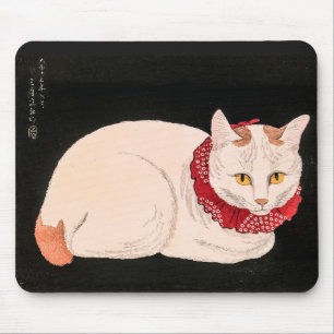 White Cat - Takahashi Shotei Muismat