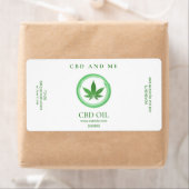 White CBD Oil Labels (Insitu)
