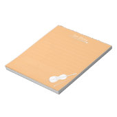 White Cello - Aangepast muziekvak met persoonlijke Notitieblok (Linkerzijde)