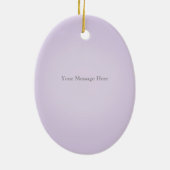 White Cello met Bow Lavender Custom Music Keramisch Ornament (Achterkant)