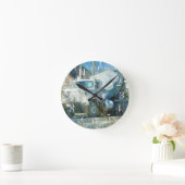 White Cement Truck Wall klok (Huis)