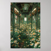 White Chamomile Flower Field Poster (Voorkant)