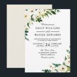 White Champagne Flowers Elegant Wedding Invitation Kaart<br><div class="desc">White Champagne Flowers Elegant Wedding Invitation Zie bijbehorend collectie in Niche en nestwinkel</div>