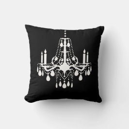 White Chandelier Pillow Kussen