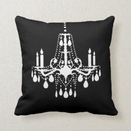 White Chandelier Pillow Kussen