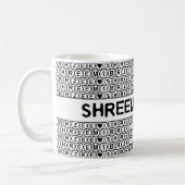 White Chant Shreem Brzee money mantra Koffiemok (Links)