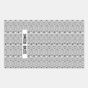White Chant Shreem Brzee money mantra Rechthoekige Sticker