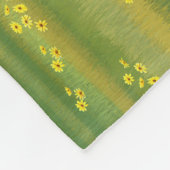 White Charolais Koe & Cute Calf Beef Cattle Fleece Deken (Hoek)