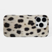 white cheetah iPhone 16 Pro Max Case Hoesje (Achterkant horizontaal)