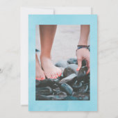 White Cherry Blossom Celebration of Life Foto Kaart (Achterkant)