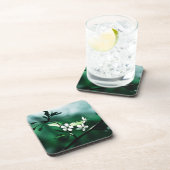 White Cherry Blossom Drankjes Onderzetter (Rechterzijde)