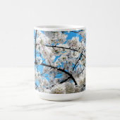 White Cherry Blossom Flower Mug Koffiemok (Center)