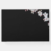 white Cherry Blossom &golden Lijst Gastenboek (Achterkant)