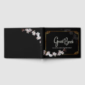 white Cherry Blossom &golden Lijst Gastenboek (Volledig)