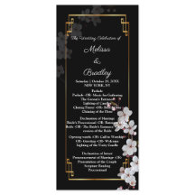 white Cherry Blossom &golden Lijst