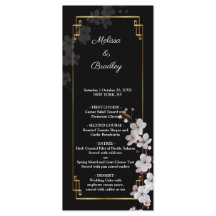 white Cherry Blossom &golden Lijst