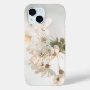 White Cherry Blossom Natuur Foto iPhone 15 Case