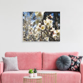 White Cherry Blossom / Sakura / サ ク ラ(桜) Canvas Afdruk (Insitu (Woonkamer))